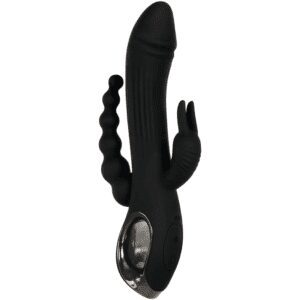 Vibrador De Triple Estimulación Trifecta Negro