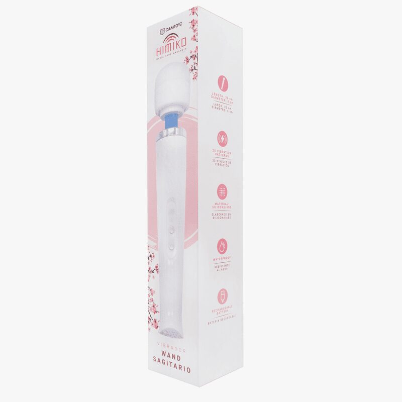 Vibrador Inalámbrico Wand Sagitario Morado - Imagen 4