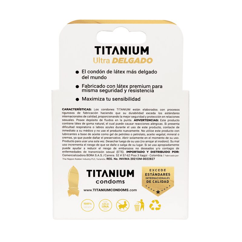 Condones Titanium Ultra Delgado x3 Unidades - Imagen 11