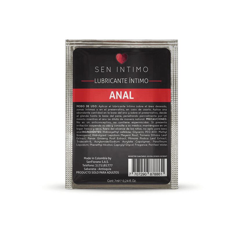 Lubricante Íntimo Anal 10 ML - Imagen 5