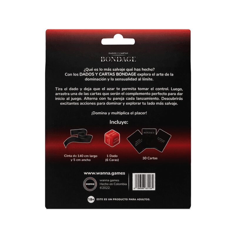Wanna Bondage Juego de Cartas Único - Imagen 5