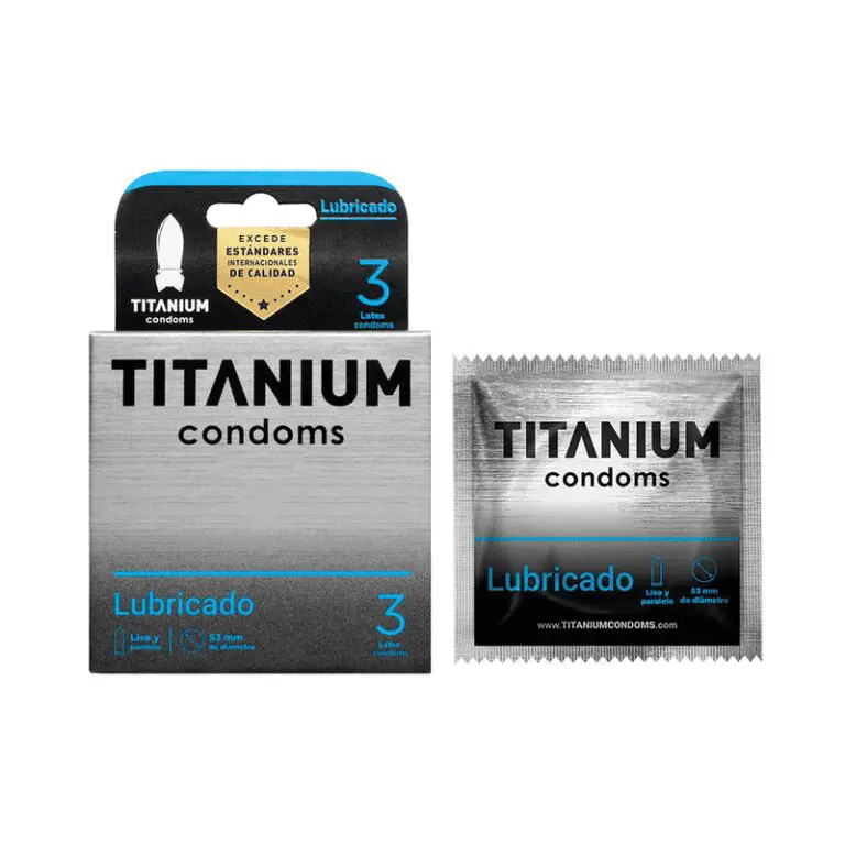 Condones Titanium Lubricado x3