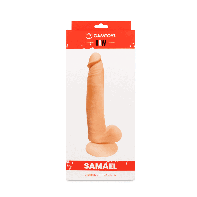 Vibrador Realista Samael 23 cm Café