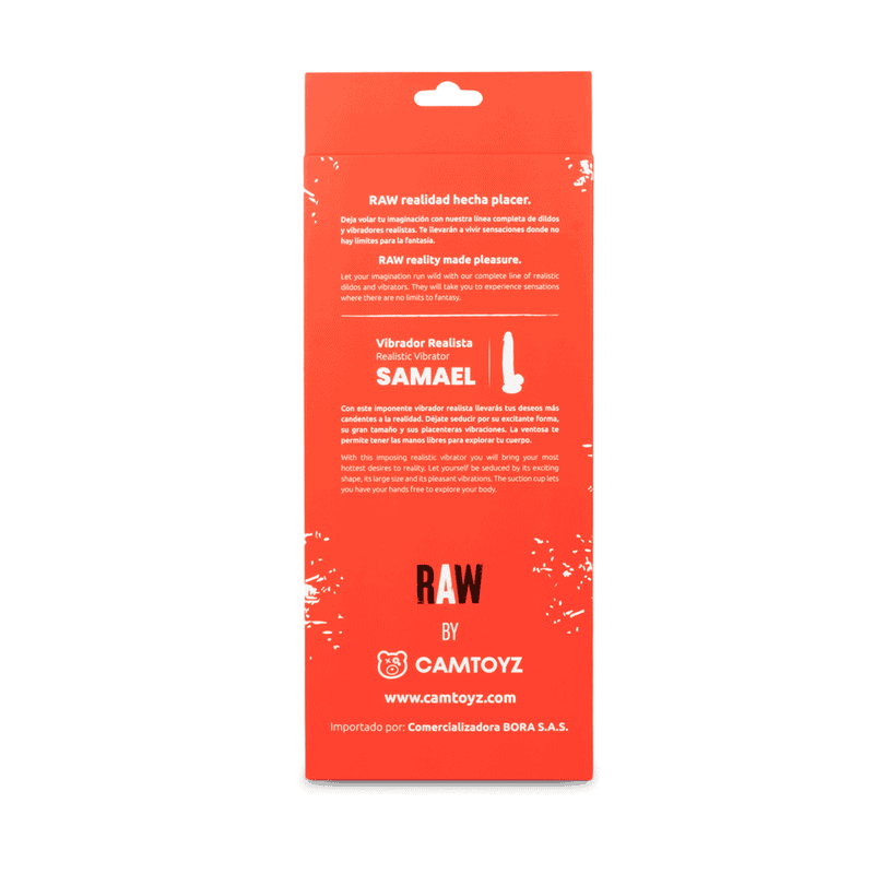 Vibrador Realista Samael 23 cm Café - Imagen 8