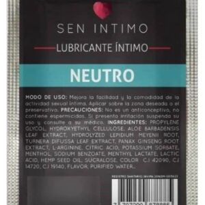Lubricante Neutro X 7 Ml Sen Intimo