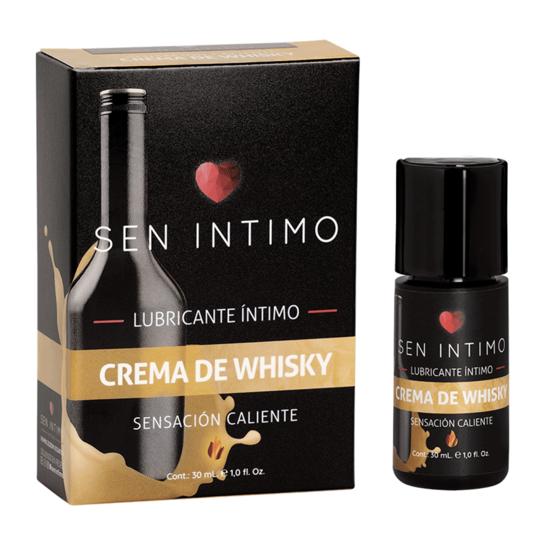 Lubricante Crema de Whisky Sensación Caliente x 30ml Sen Íntimo