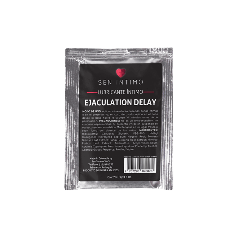Retardante Íntimo Ejaculation Delay Sachet x 7 ml Sen Íntimo