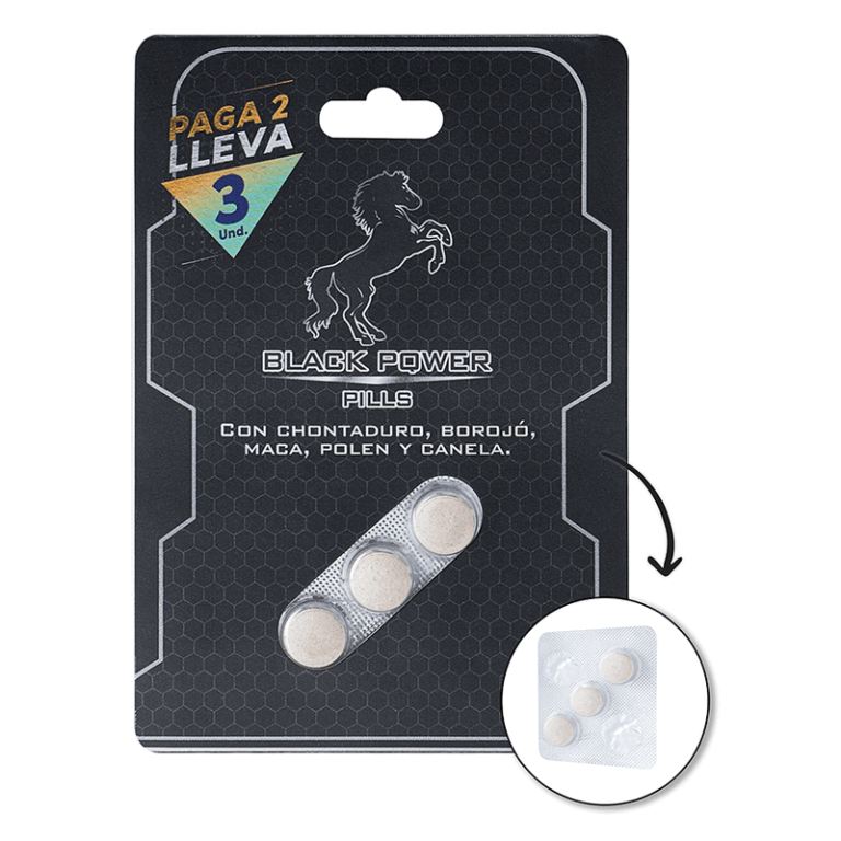 Energizante Black Power Pills – Pague 2 Lleva 3