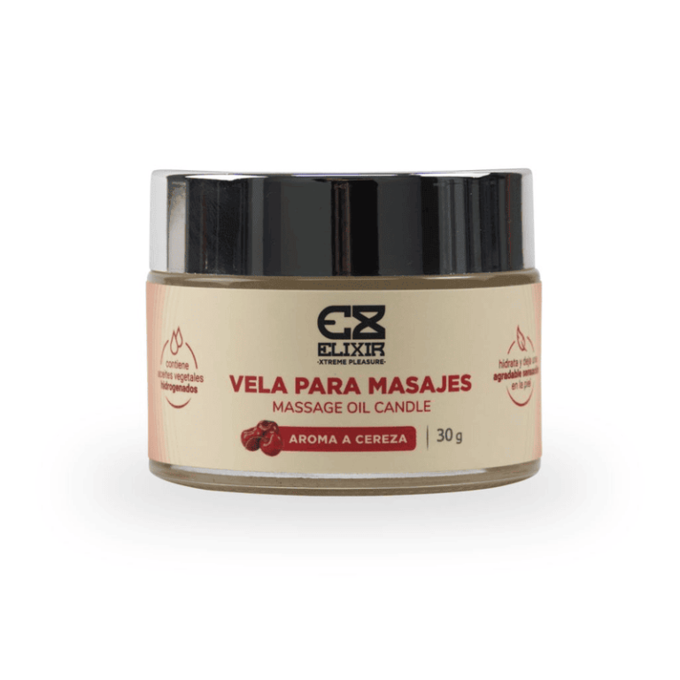 Vela Para Masajes Corporales Elixir – Aroma a Cereza