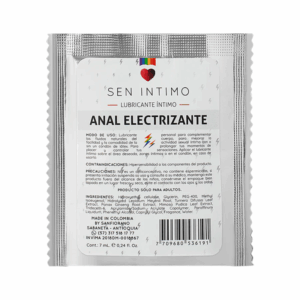 Lubricante Íntimo Anal Electrizante Sachet x 7 ml