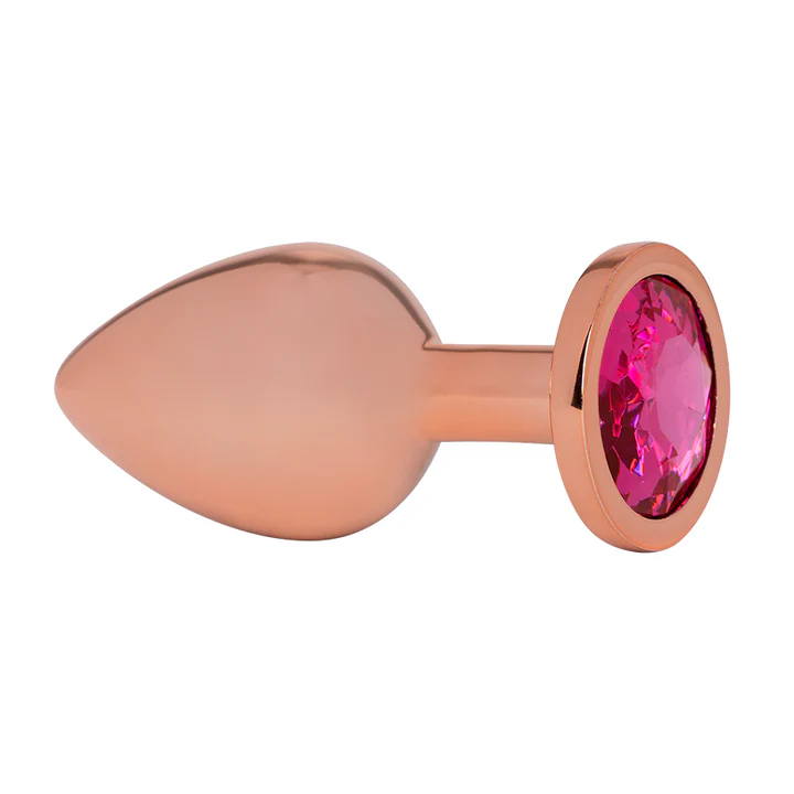 Plug Anal Dark Pink Rose Talla M