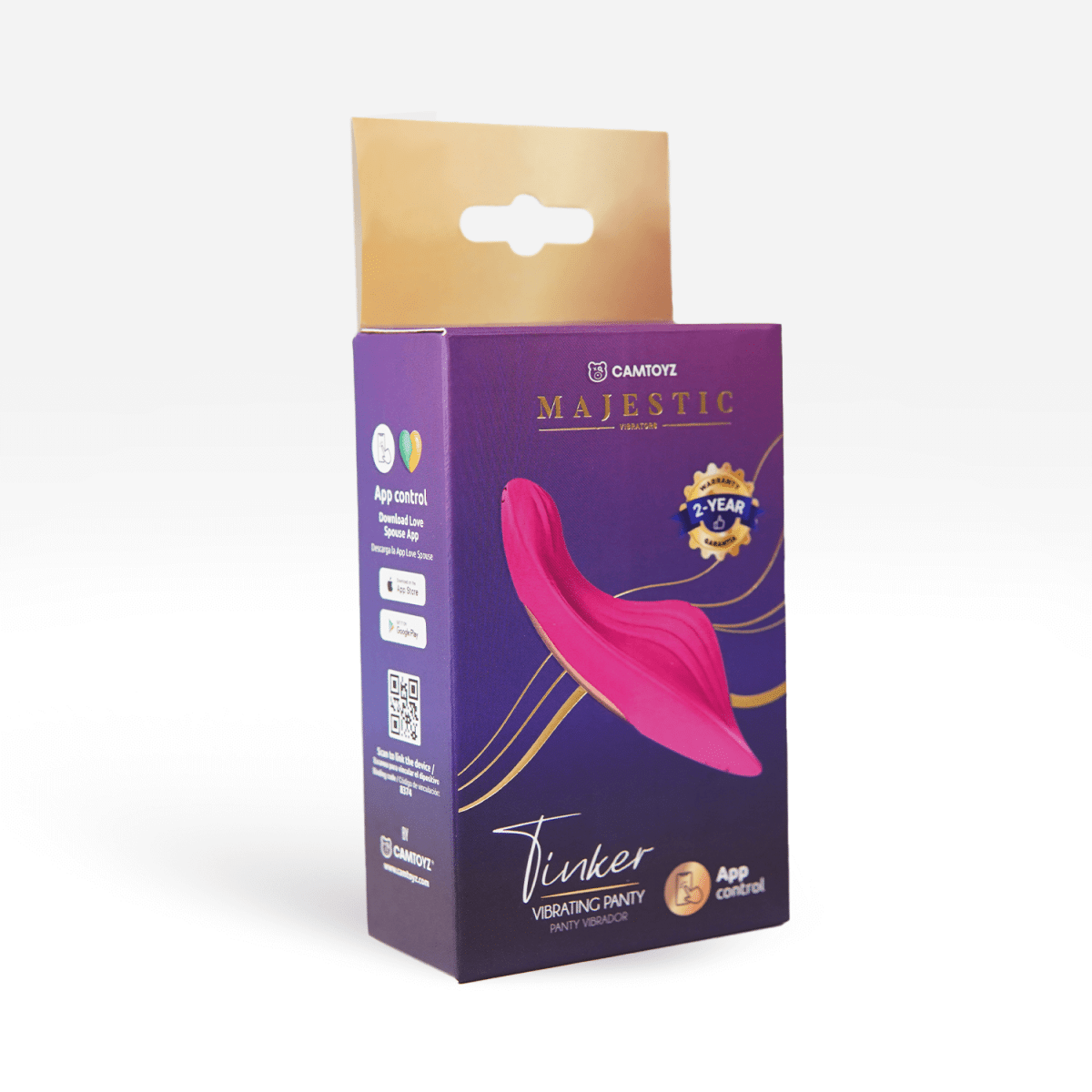 Vibrador Para Panty Tinker Con App Camtoyz - Imagen 3