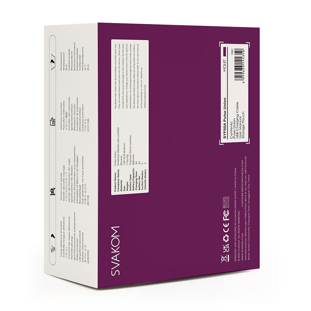 Succionador de Clítoris Pulse Union Svakom con App - Imagen 9