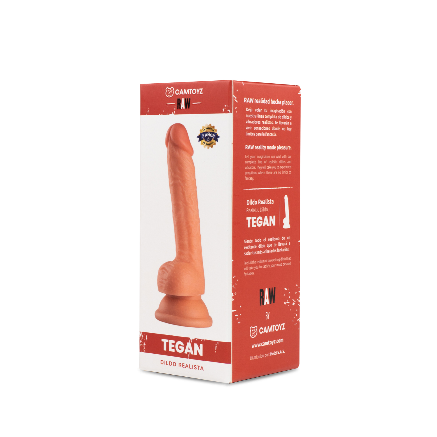 Dildo Realista Tegan 16,5 cm Camtoyz - Imagen 3